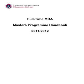 Mba full-time-handbook-2011-12