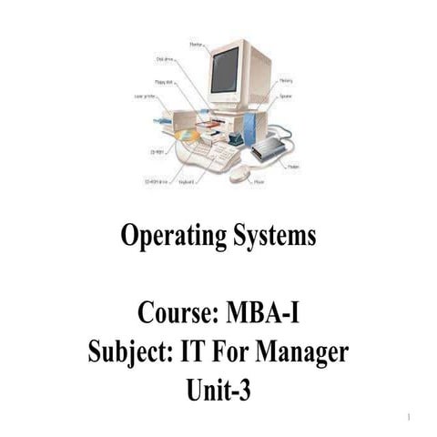 Mba i-ifm-u-3 operating systems