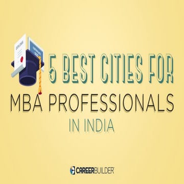 5 Best Cities for MBA Professionals in India