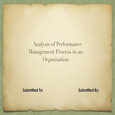 Mba performance-management-ppt