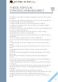 Mba thesis projects for appreciative inquiry