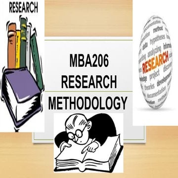 Research Methodology: Introduction and Process
