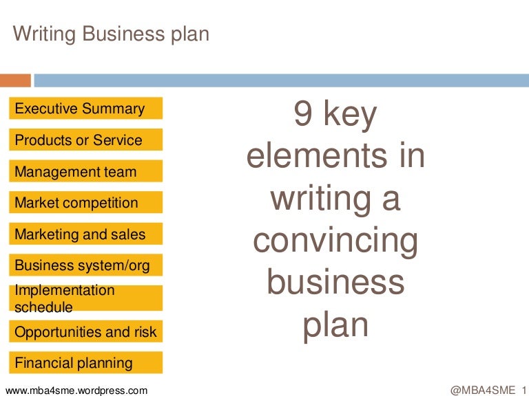 Find a business plan writer