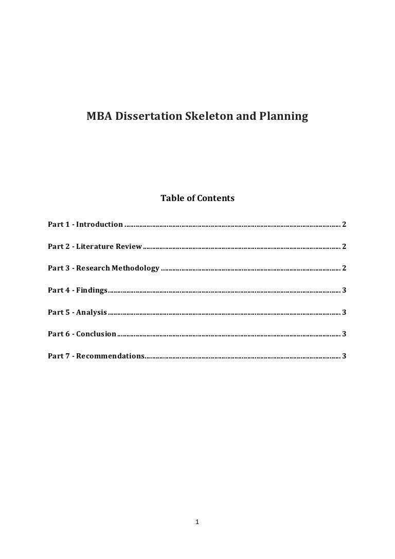 Mba dissertation strategy image