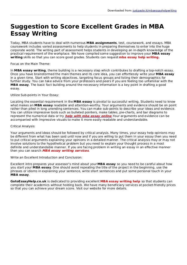 Top mba rhetorical analysis essay assistance picture