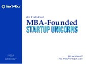 The Truth About MBA-Founded Startup...