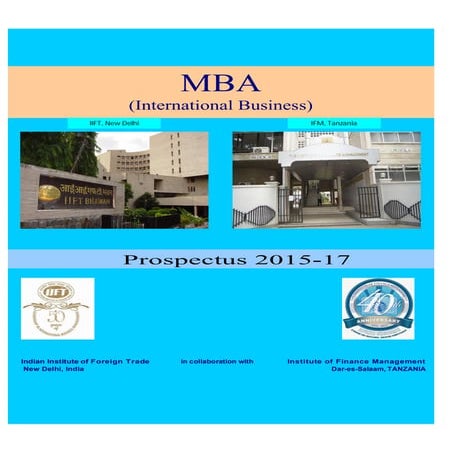 MBA (IB) 2015 17 | PDF