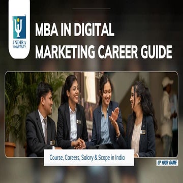 MBA in Digital Marketing Program | Career & Salary Scope – Indira ...