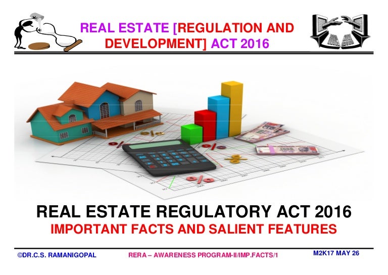 MBA in Real Estate Management RERA 2017 Fact and Features by Prof…