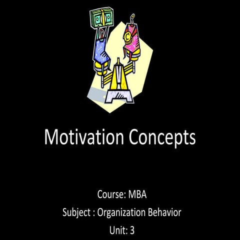 Mba i  ob  u 3.1 motivation concept