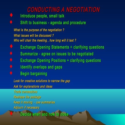 Negotiation Bootcamp key slides