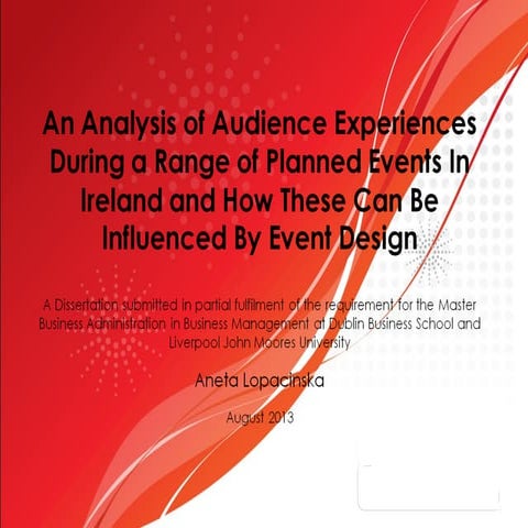 MBA Thesis Presentation 