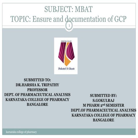 MBAT S1 GOKULRAJ  DOCUMENTATION OF GCP.pptx