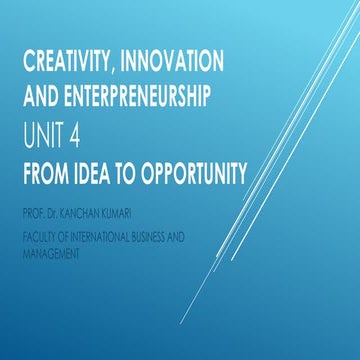 MBA UNIT 4 FROM IDEA TO OPPORTUNITY 1.pptx