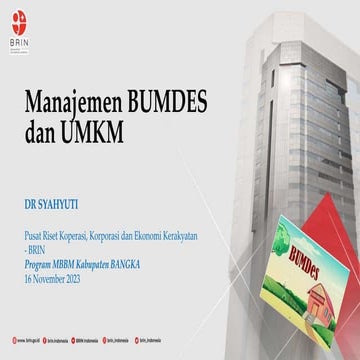 MBBM Bumdes UMKM Bangka (YUTI) .pptx