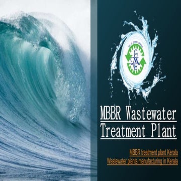 Cleantech MBBR sewage treatment plant Presentation | PDF
