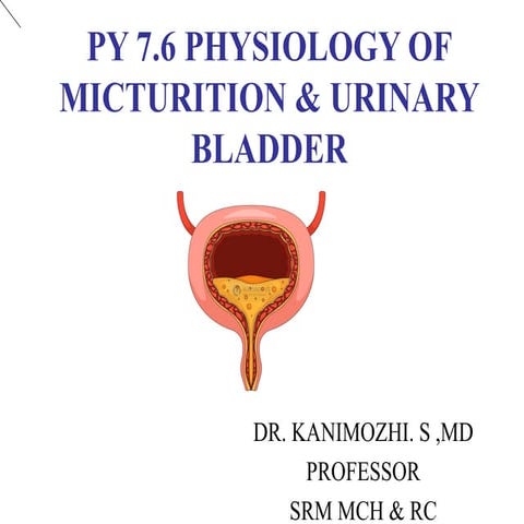 Physiology of micturition | PPTX