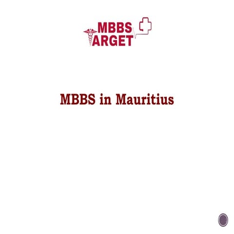 MBBS In Mauritius | PDF