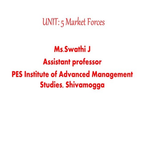  unit 5 market forces 