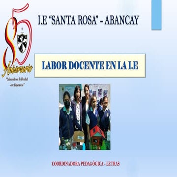 PERFILES DE LOS ACTORES EDUCATIVOS 2023 | PDF