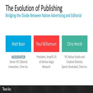 The Evolution of Publishing_Mbean evolution v1