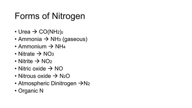 Nitrogen cycle