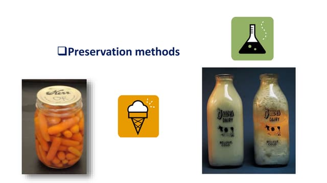 Methods of food preservation | PPTX