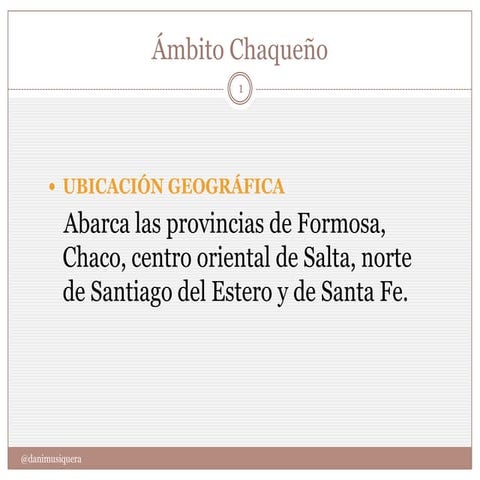 Ámbito chaqueño