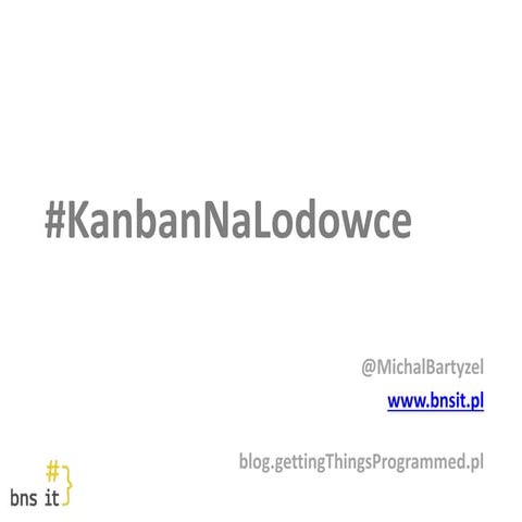 Kanban na lodówce