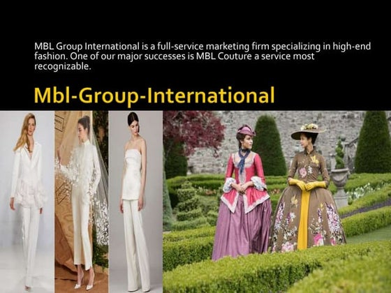 Mbl Group International presentations
