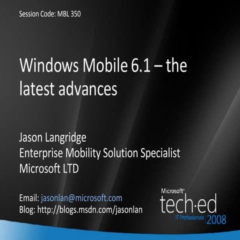 Windows Mobile 6.1