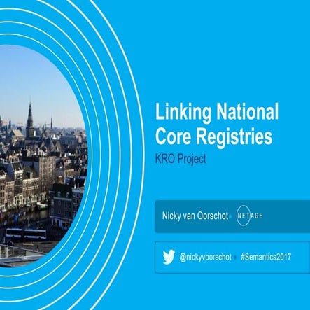 Session 5.2   linking national core registries