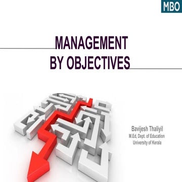 Management By Objectives and Decision Making