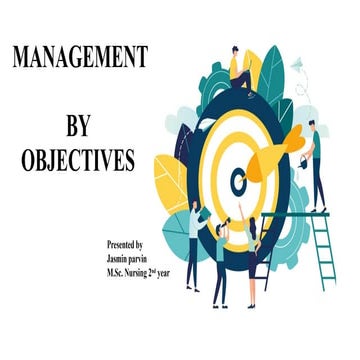 MBO PPT.management by objectives, nursing