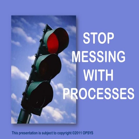 Management By Processes