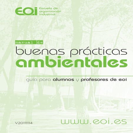 Manual de buenas prácticas ambientales | PDF