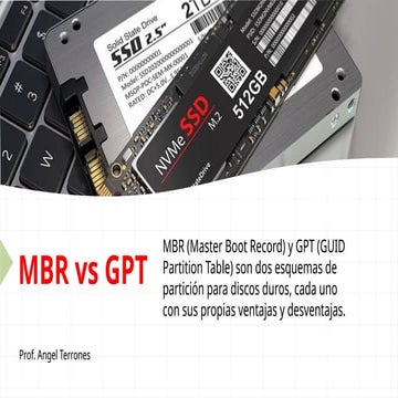 MBR VS GPT (Gómez).pptx particiones del disco duro | PPTX