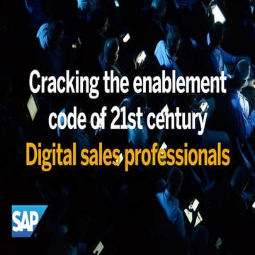 Cracking the Enablement Code of 21st Century Digital Sales ...