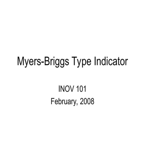 MBTI for Inov101gggggggggggggggggggg.ppt