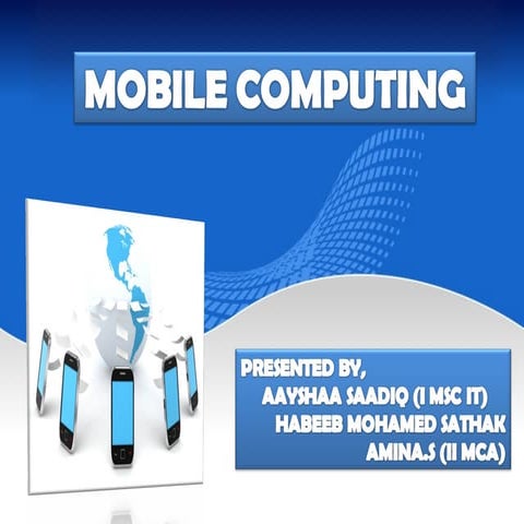 Mobile computing
