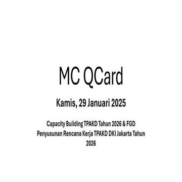 MC - Que Card Capacity Building & FGD.pdf