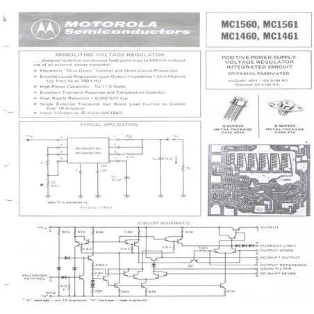 MC1560 Datasheet PDF | PDF