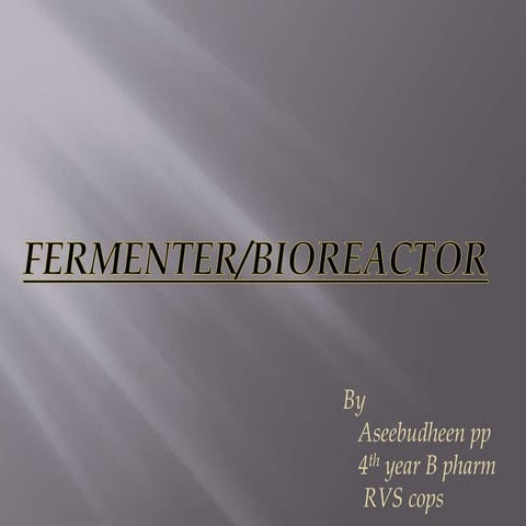 fermenter by aseebudheen pp