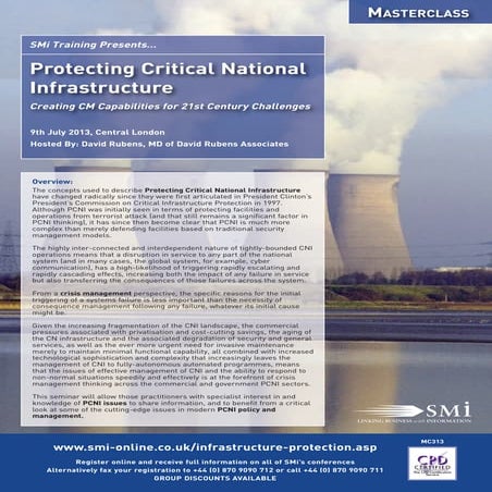 Protecting Critical National Infrastructure