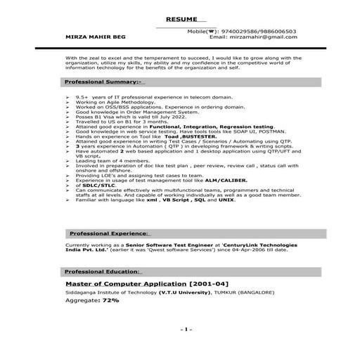 Mca 9 year_of_experience_in_testing_telecom