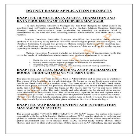 Mca & diplamo .net titles