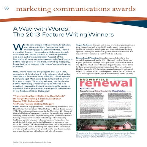 SMPS Marketer - December 2013