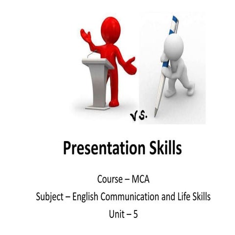 Mca i ecls_u-5_presentation skills i