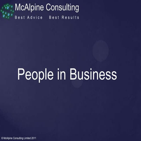 Mc Alpine Consulting 2011