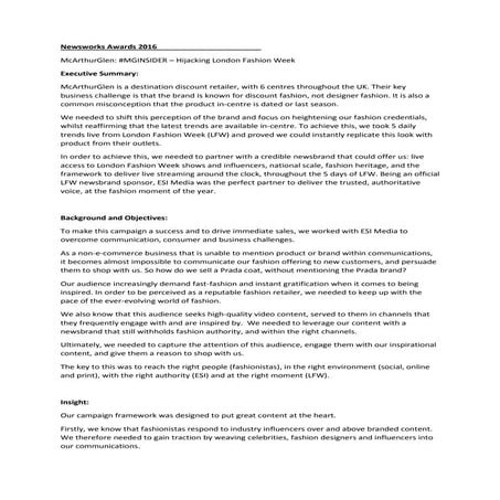 McArthurGlen case study